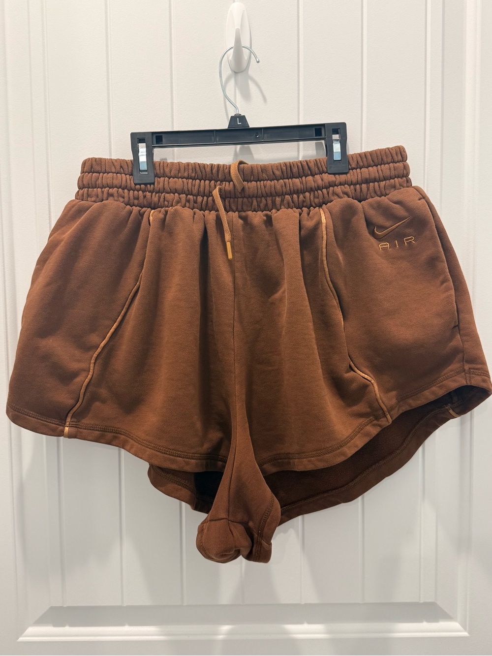 Nike Women’s Brown AIR Fleece Athletic Shorts